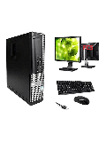 Refurbished Optiplex Dell Intel i7-2600/ Quad Core/ 16GB RAM/ 256GB SSD + 1TB HDD/ WiFi/ Windows 10/ Desktop PC 22 FCS Computer Bundle